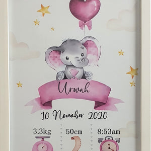 Customized Child Birth Frame