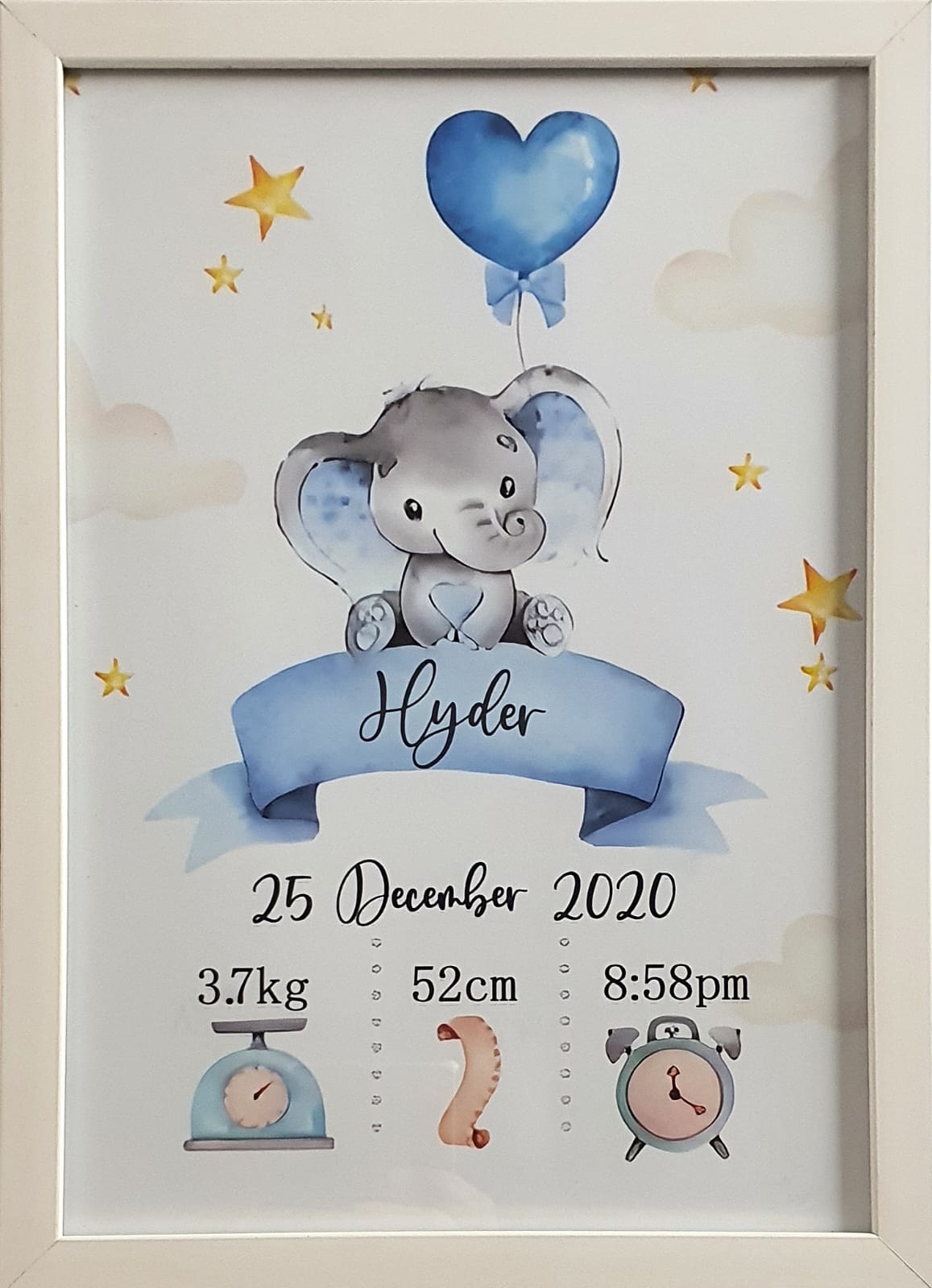 Customized Child Birth Frame